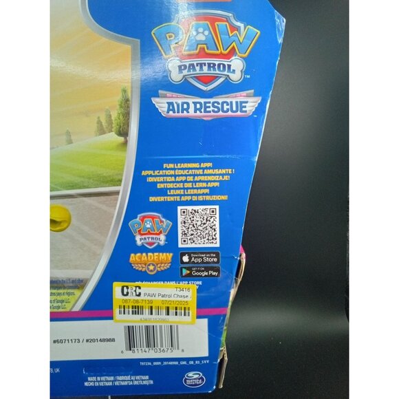 PAW Patrol Air Rescue Hero Helicopter Chase Action Figure Authentic Spin Master - Picture 4 of 6